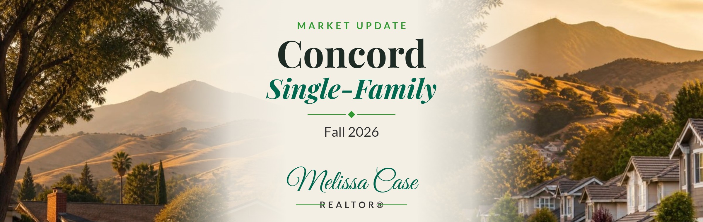 Concord single-family market update, Fall 2026, by Melissa Case, Realtor